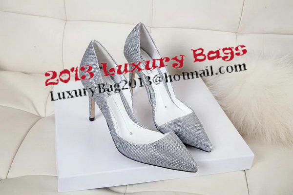 Valentino Leather 70mm Pump VT326YZM Silver