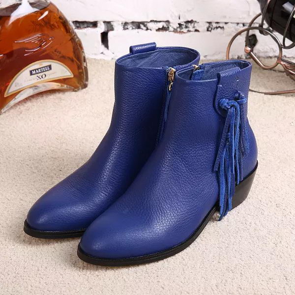 Valentino Sheepskin Leather Ankle Boot VT349YZM Blue