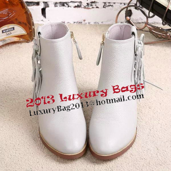 Valentino Sheepskin Leather Ankle Boot VT349YZM Grey