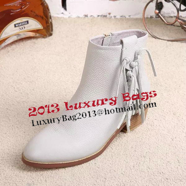 Valentino Sheepskin Leather Ankle Boot VT349YZM Grey