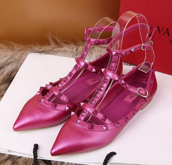 Valentino Smooth Leather Rivet Sandal VT228YZM Rose