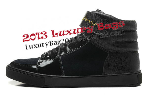 Yves Saint Laurent Casual Shoes Patent Leather YSL236 Black