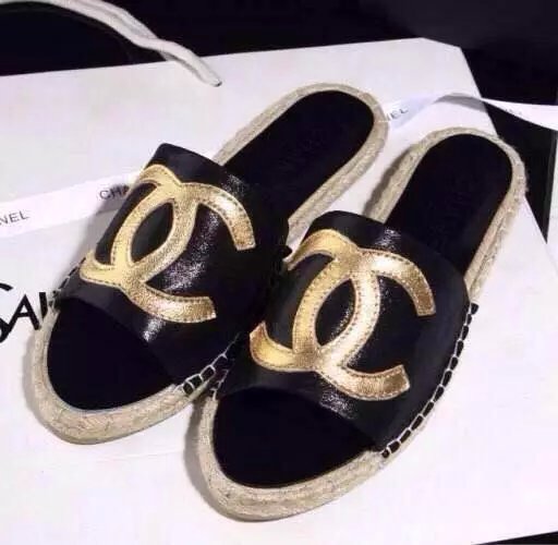 Chanel Espadrilles Slippers CH1040LRF Black