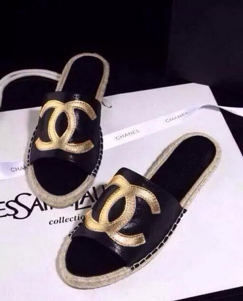 Chanel Espadrilles Slippers CH1040LRF Black