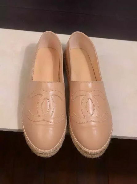 Chanel Leather Toe Flat CH1015LRF Apricot