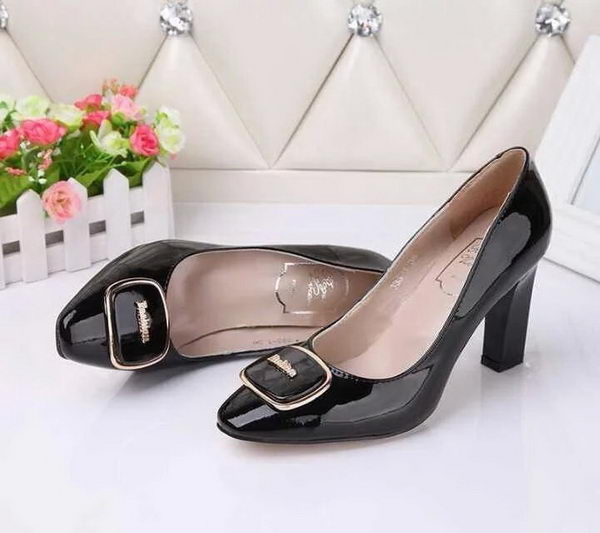 Roger Vivier Patent Leather 85MM Pump RV240AML Black