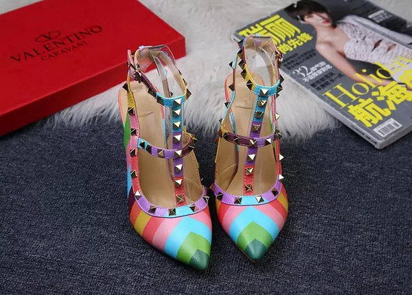 Valentino Multicolour Leather 10CM Pump VT368YZM