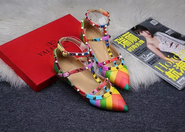 Valentino Multicolour Leather Flat VT370YZM