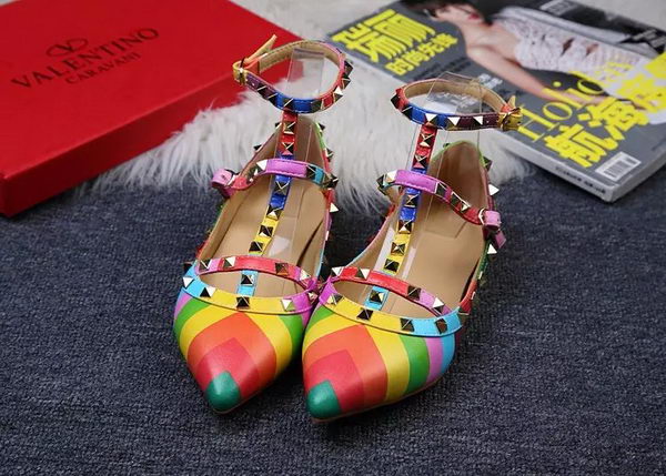 Valentino Multicolour Leather Flat VT370YZM