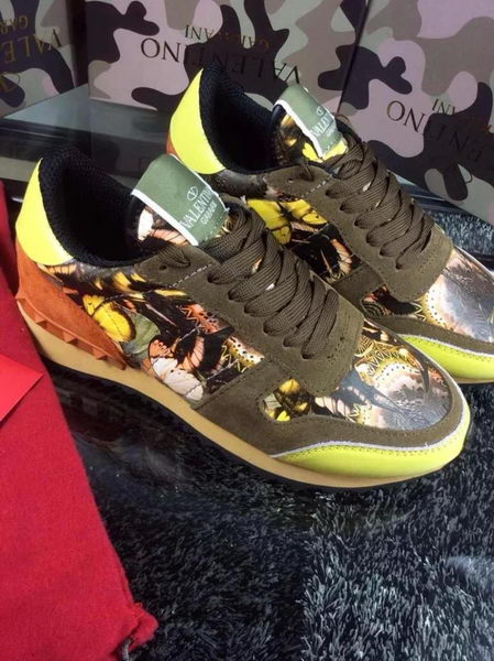 Valentino Multicolour Leather Sneakers VT360AML Brown