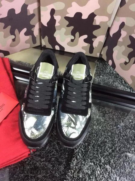 Valentino Multicolour Leather Sneakers VT360AML Silver