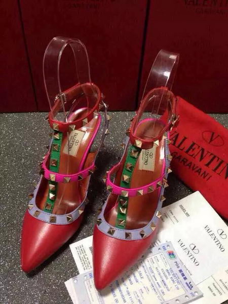 Valentino Sheepskin Leather Pump VT383JX Red