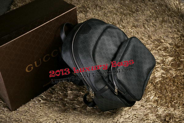 Gucci Supreme Canvas Backpack 322069 Black