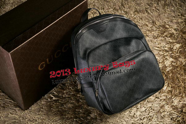 Gucci Supreme Canvas Backpack 322069 Black