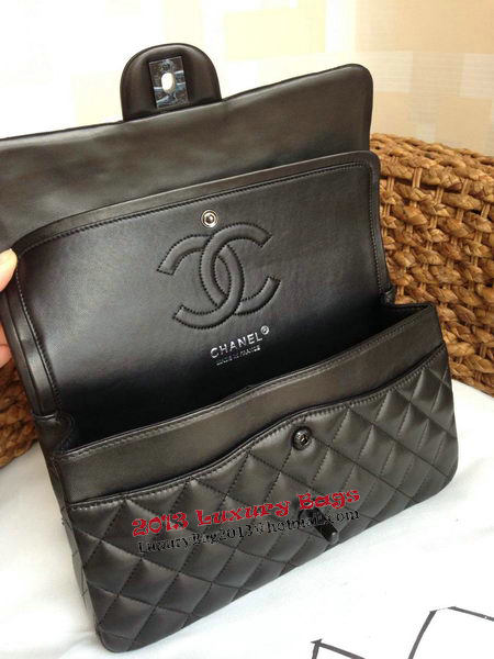 Chanel 2.55 Series Flap Bag Original Lambskin Leather A1112 Black