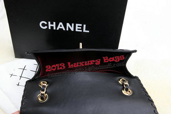 Chanel 2.55 Series Flap Bags Original Lambskin Leather A8229 Black