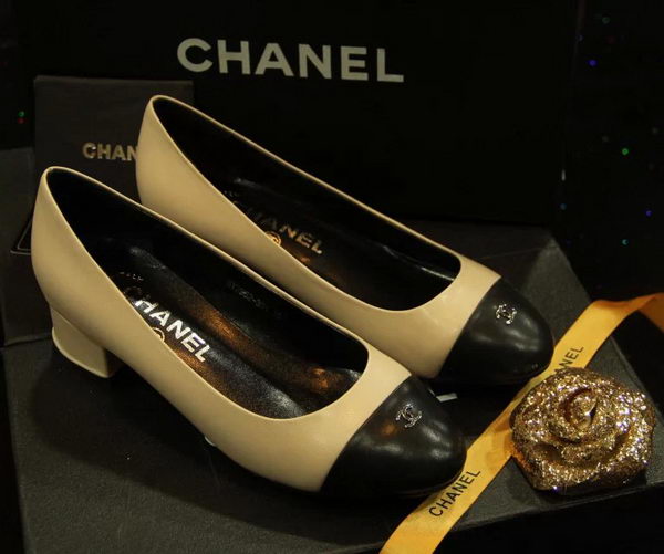 Chanel Sheepskin Leather Pump CH1079 Apricot