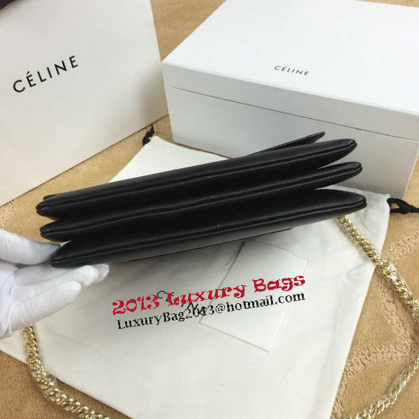 Celine Pocket Flap Bag Original Leather C96556 Black