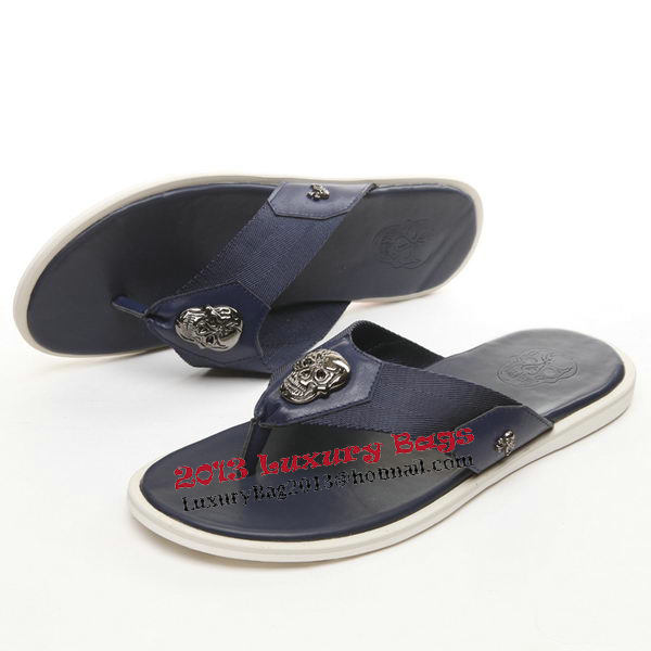 ALEXANDER MCQUEEN Slipper Leather MCQ260 Royal