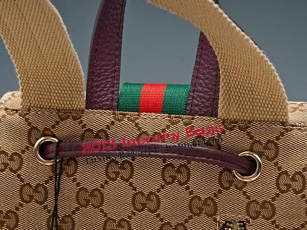 Gucci GG Plus Backpack 368589 Purple