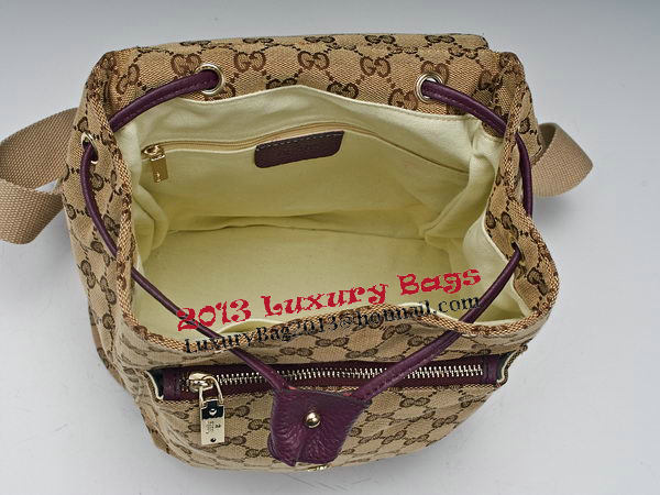 Gucci GG Plus Backpack 368589 Purple