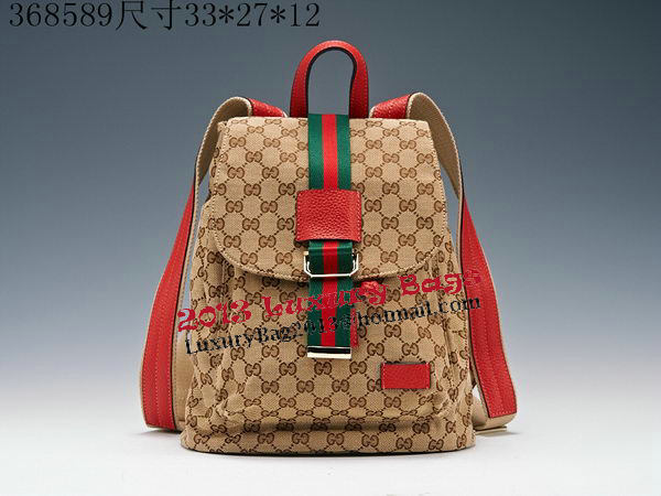 Gucci GG Plus Backpack 368589 Red