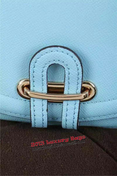 Hermes Passe-Guide Bag Calfskin Leather H22039 SkyBlue