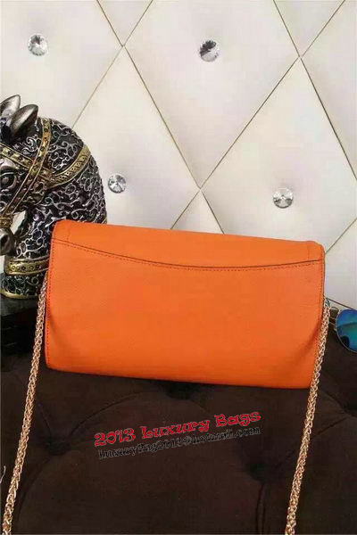 Hermes Passe-Guide Shoulder Bag Calfskin Leather H33225 Orange