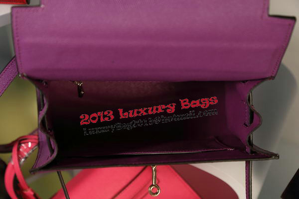 Hermes Kelly 25cm Tote Bag Togo Leather K2138 Purple