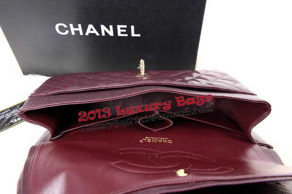 Chanel 2.55 Series Flap Bag Original Cannage Pattern Leather A1112 Burgundy