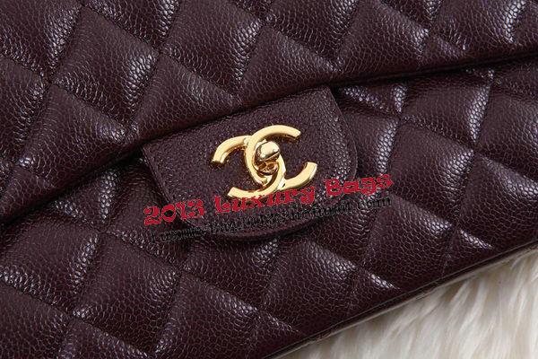 Chanel 2.55 Series Flap Bag Original Cannage Pattern Leather A1112 Burgundy