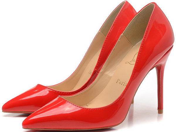 Christian Louboutin 100mm Pump Patent Leather CL1493 Red