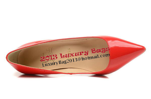 Christian Louboutin 100mm Pump Patent Leather CL1493 Red