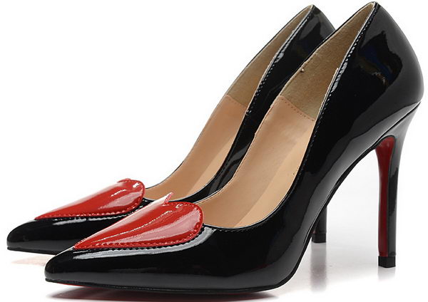 Christian Louboutin 100mm Pump Patent Leather CL1496 Black