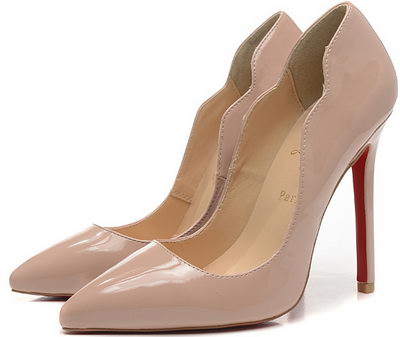 Christian Louboutin 120mm Pump Patent Leather CL1503 Apricot