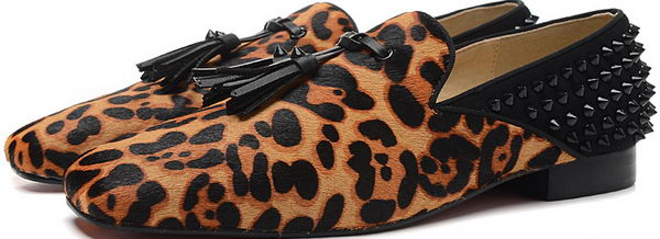 Christian Louboutin Casual Shoes Horse Hair CL902 Leopard