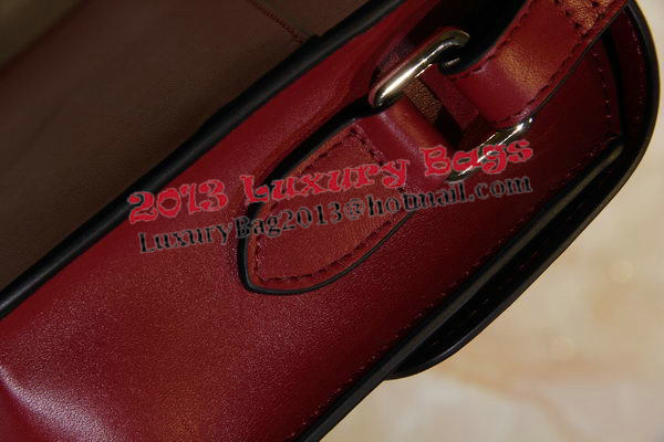 Hermes Cherche Midi Bag Calfskin Leather H1518 Burgundy