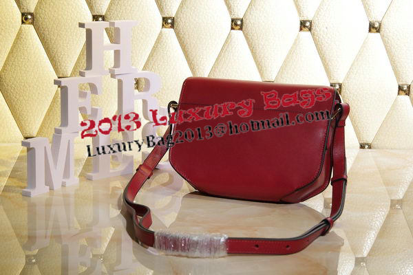 Hermes Cherche Midi Bag Calfskin Leather H1518 Burgundy