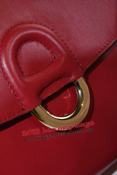 Hermes Cherche Midi Bag Calfskin Leather H1518 Burgundy