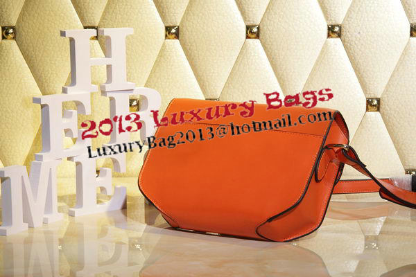 Hermes Cherche Midi Bag Calfskin Leather H1518 Orange