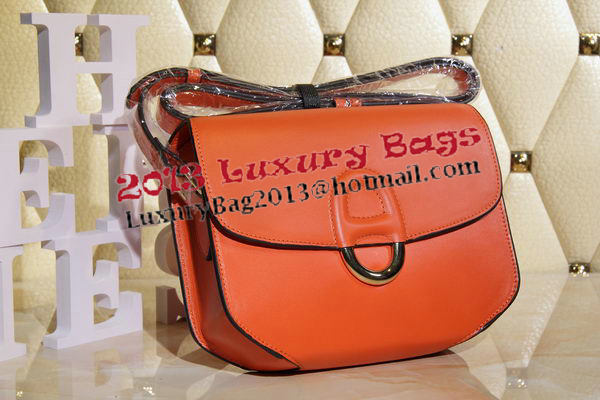 Hermes Cherche Midi Bag Calfskin Leather H1518 Orange