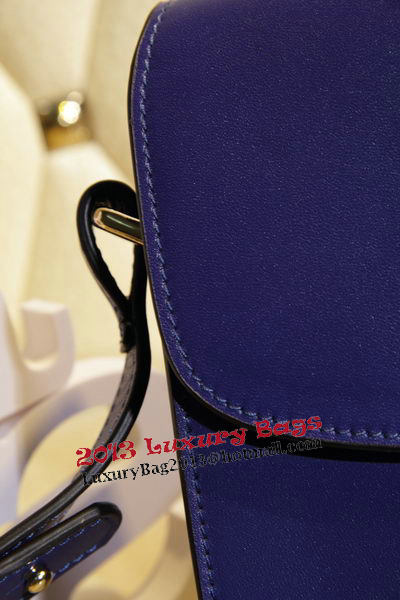 Hermes Cherche Midi Bag Calfskin Leather H1518 Royal