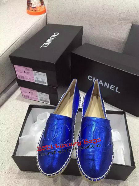 Chanel Espadrilles Leather CH1115LRF Blue