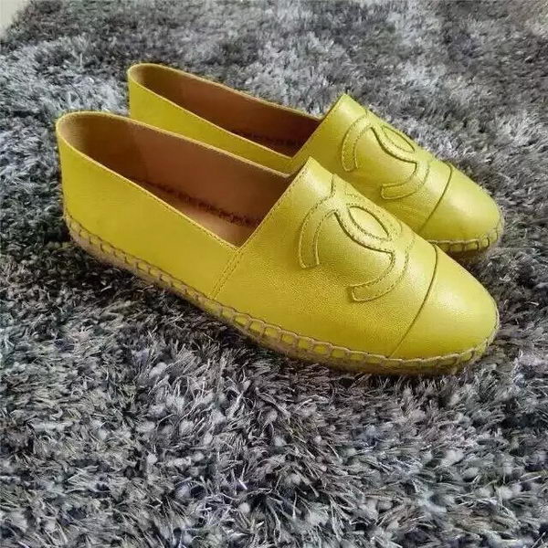 Chanel Leather Espadrilles CH1253LRF Lemon