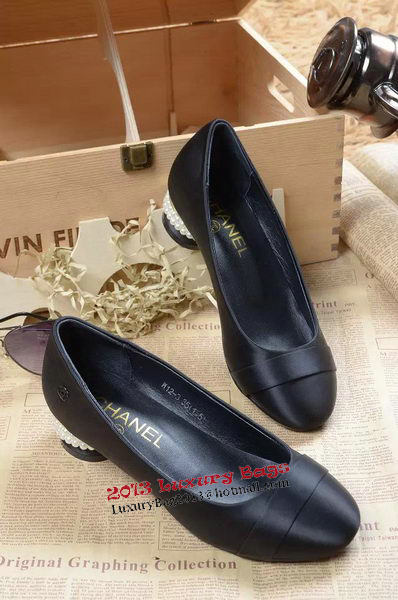 Chanel Pump Canvas CH1200YF Black