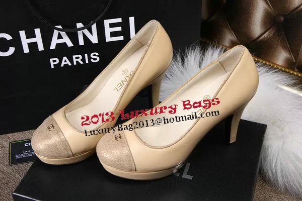 Chanel Pump Sheepskin Leather CH1288T Apricot