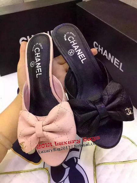 Chanel Sandal Lambskin Leather CH1262LK Pink