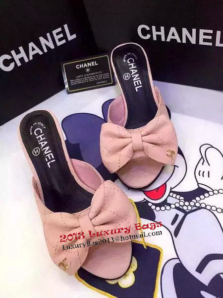 Chanel Sandal Lambskin Leather CH1262LK Pink