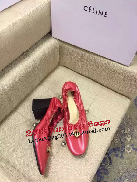 Celine Pump Leater Celine06GG Red