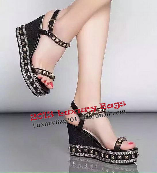 Giuseppe Zanotti Wedges Sandals GZ0385 Black